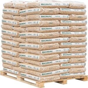BIOMAC Holzpellets 975 kg Palette – 65 x 15 kg Sackware