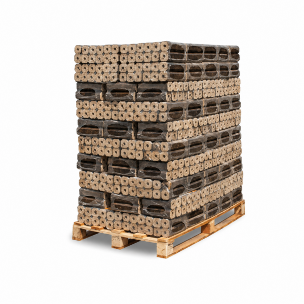 Heizfuxx Pini Kay Octagon Holzbriketts 960 kg Palette – 96 × 10 kg